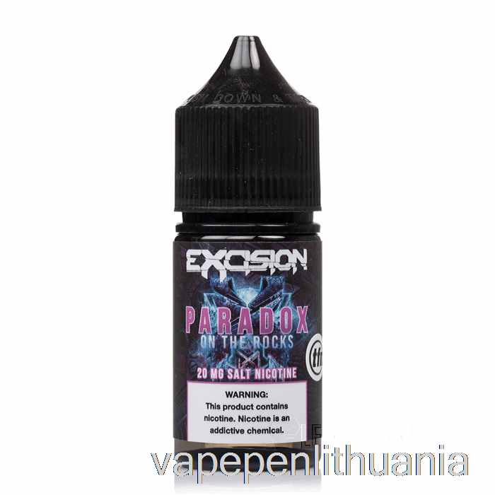 Paradoksas Ant Ledo - Ekscizijos Druska - Alt Zero - 30ml 40mg Vape Skystis